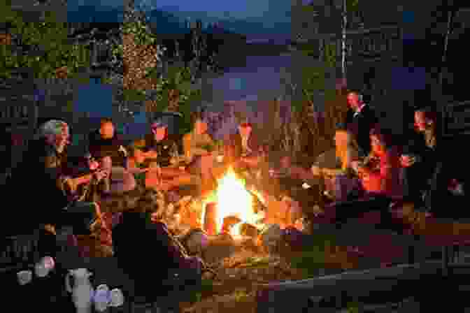 A Group Of People Gathered Around A Campfire, Symbolizing The Decline Of American Community Bowling Alone: Revised And Updated: The Collapse And Revival Of American Community