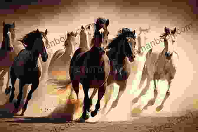 A Herd Of Wild Horses Running Across A Vast Plain The Days Run Away Like Wild Horses