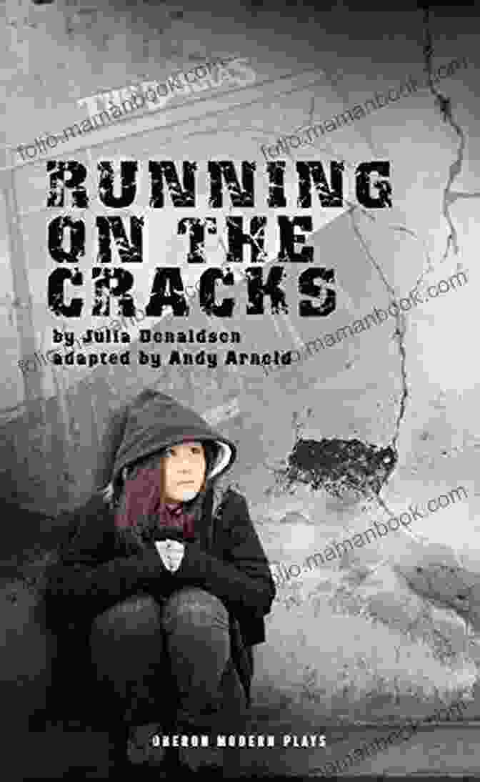 A Promotional Poster For The Play 'Running On The Cracks' With A Blurred Image Of A Young Woman Running In The Foreground And The Title Of The Play In Bold Text In The Background. Running On The Cracks (Oberon Modern Plays)