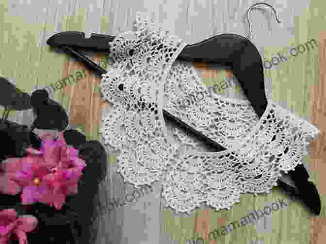 A White Crochet Collar With A Delicate Lace Edge Ginsburg Legacy Collar Crochet Pattern : Easy Crochet Collar In Honor Of A Spectacular Woman