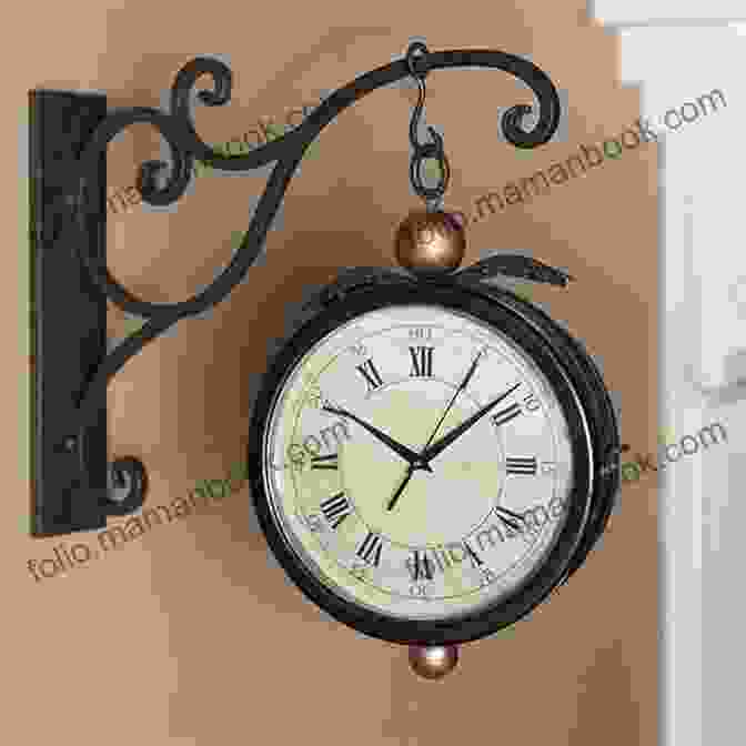 An Old, Worn Out Clock, Hanging On A Wall, Its Hands Frozen In Time. The Night Torn Mad With Footsteps
