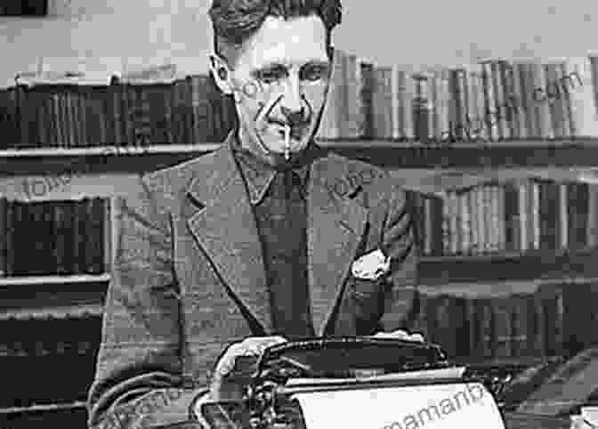 George Orwell, Renowned English Novelist And Poet, Looking Thoughtful With A Cigarette In One Hand George Orwell : Poems George Orwell