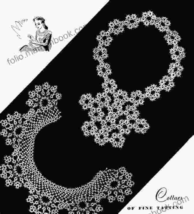 Intricate Tatting Lace Adorning The Luncheon Set Tatted Luncheon Set Fabiana Volpato