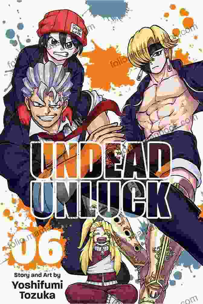 Undead Unluck Vol Tim Cooper Cover Art Featuring The Characters Fuuko And Andy Undead Unluck Vol 1 Tim Cooper