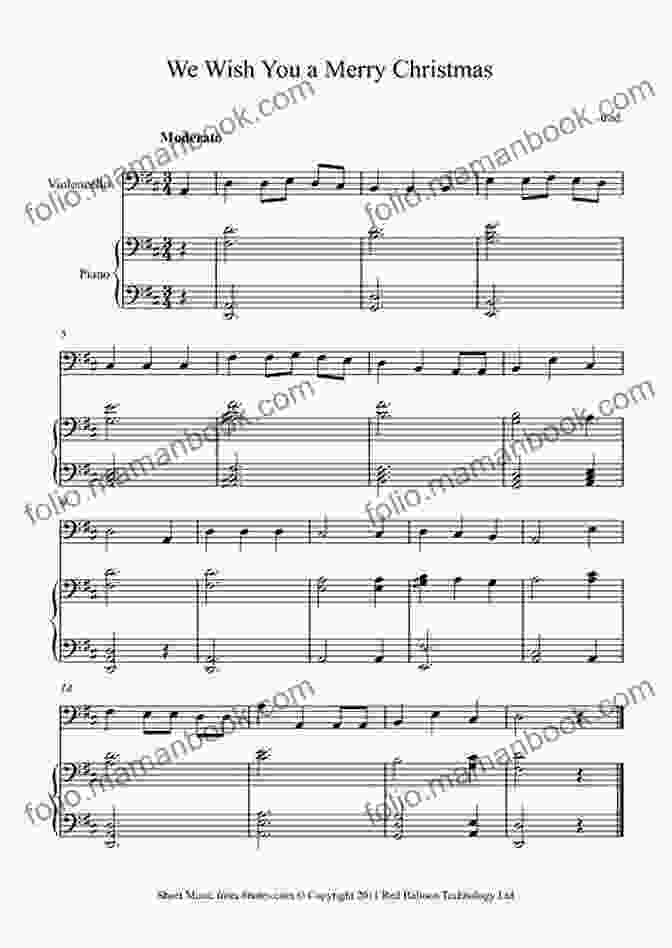 We Wish You A Merry Christmas For Cello Quartet 10 Christmas Tunes For Cello Quartet (score): Easy/Intermediate